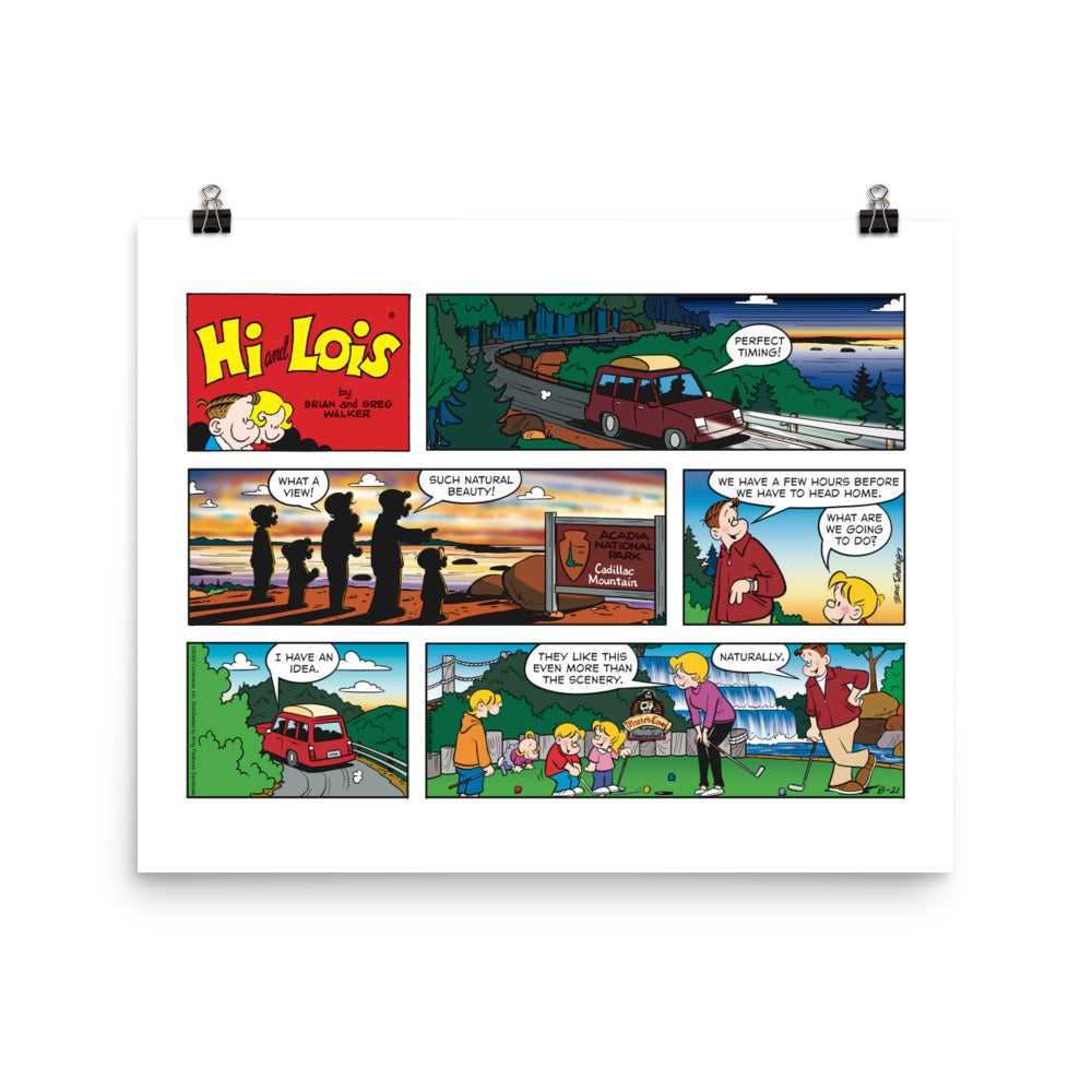 Hi and Lois 2022-08-21 Photo Paper Poster
