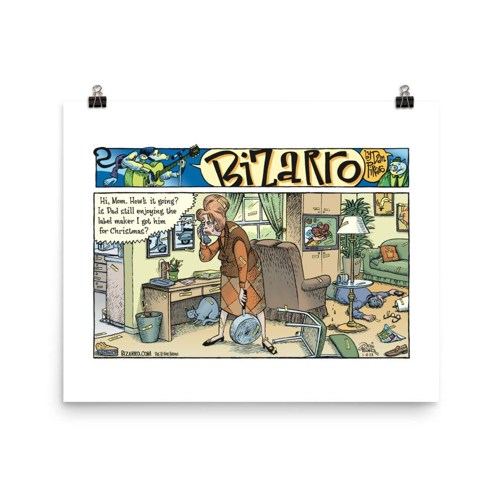 Bizarro “The Label Maker” Poster
