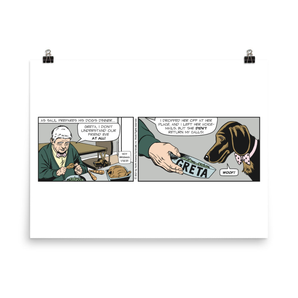 Mary Worth Photo paper poster