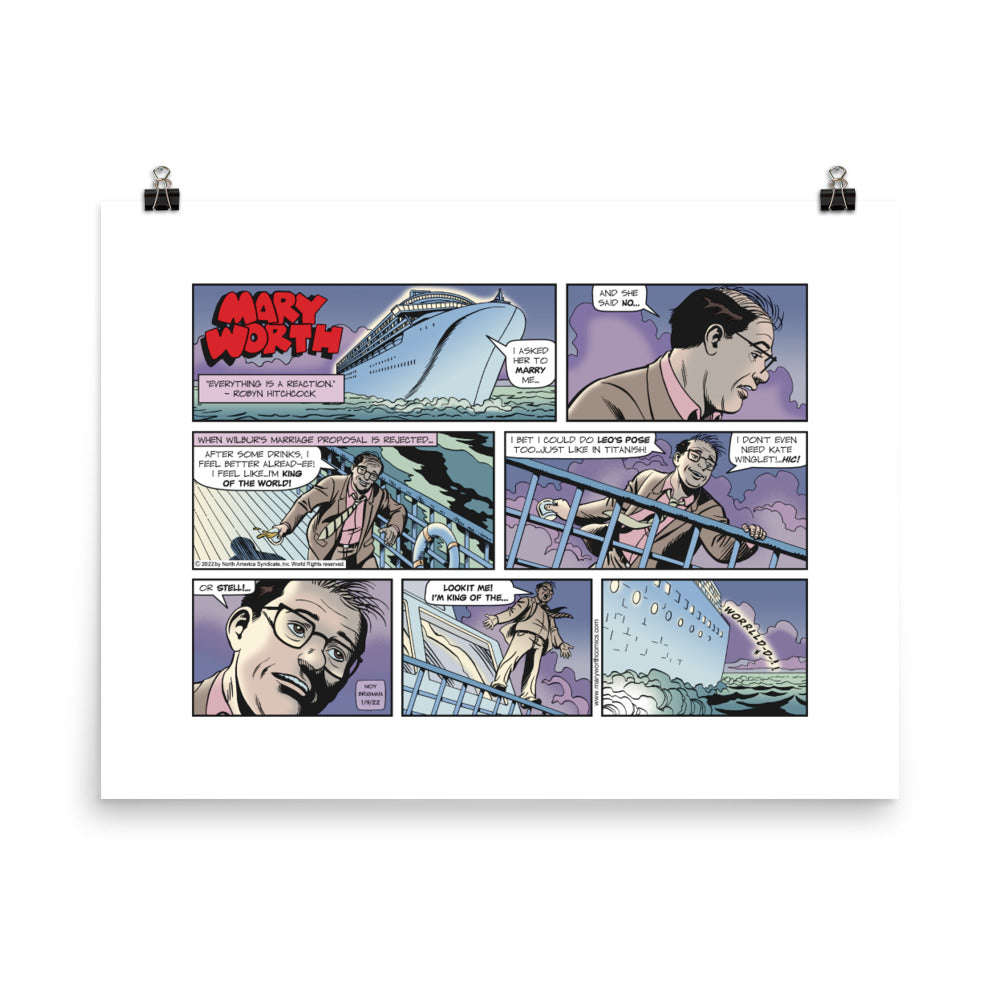 Mary Worth 2022-01-09 Photo Paper Poster