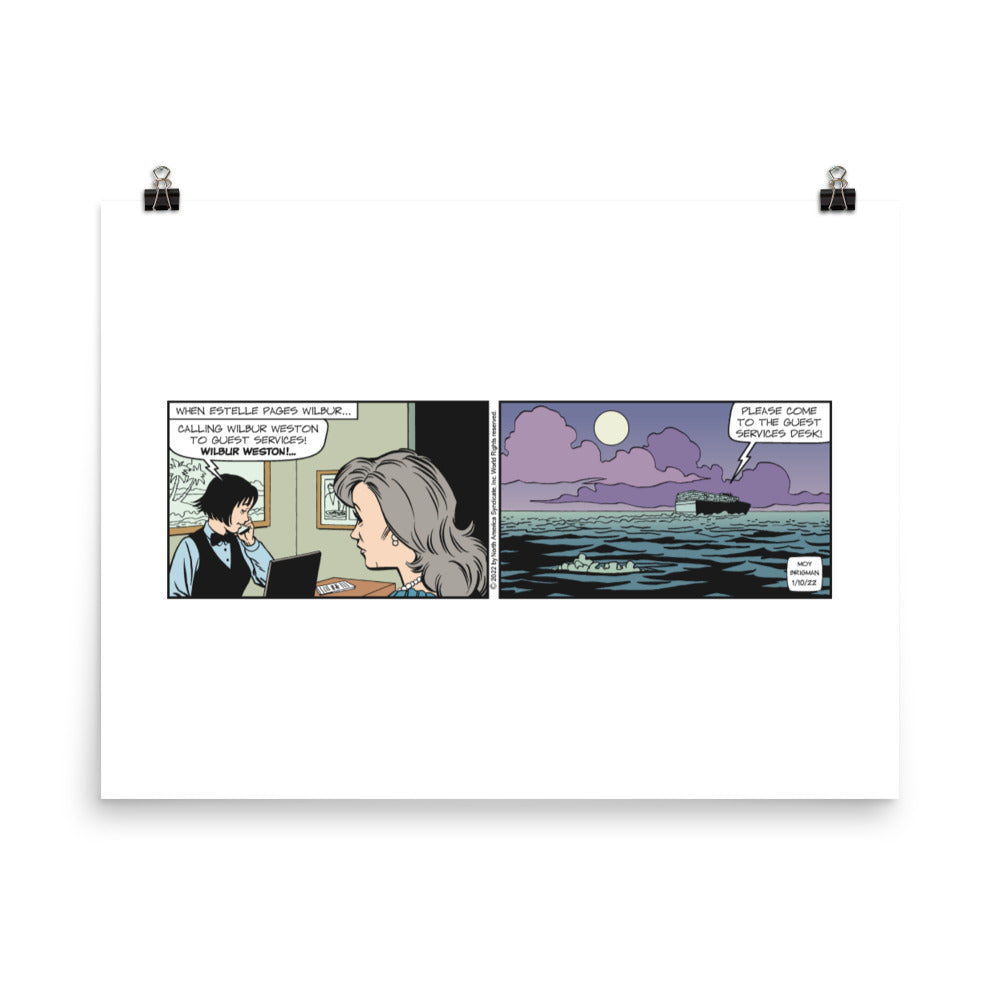 Mary Worth 2022-01-10 Photo Paper Poster