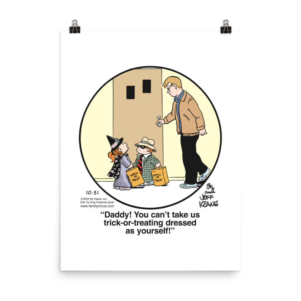 Family Circus “Dressed as Yourself” Poster