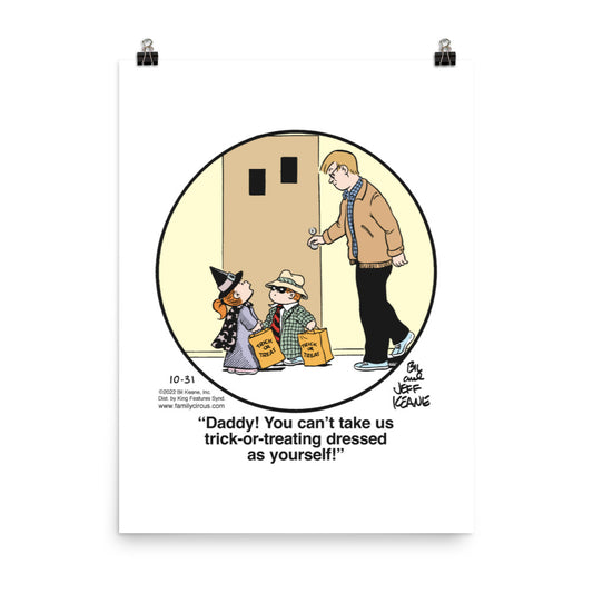 Family Circus “Dressed as Yourself” Poster