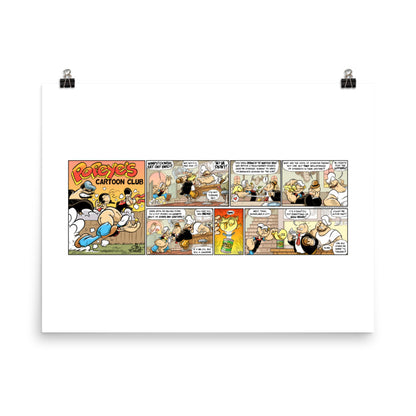 Popeye's Cartoon Club 2019-03-03 Photo Paper Poster