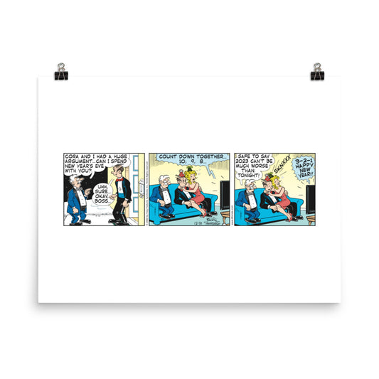 Blondie “New Year’s Eve Countdown” Poster