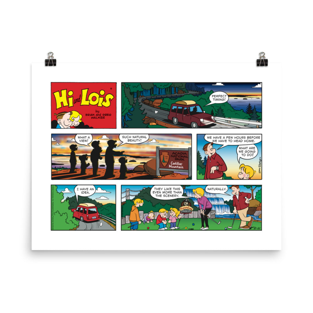 Hi and Lois 2022-08-21 Photo Paper Poster