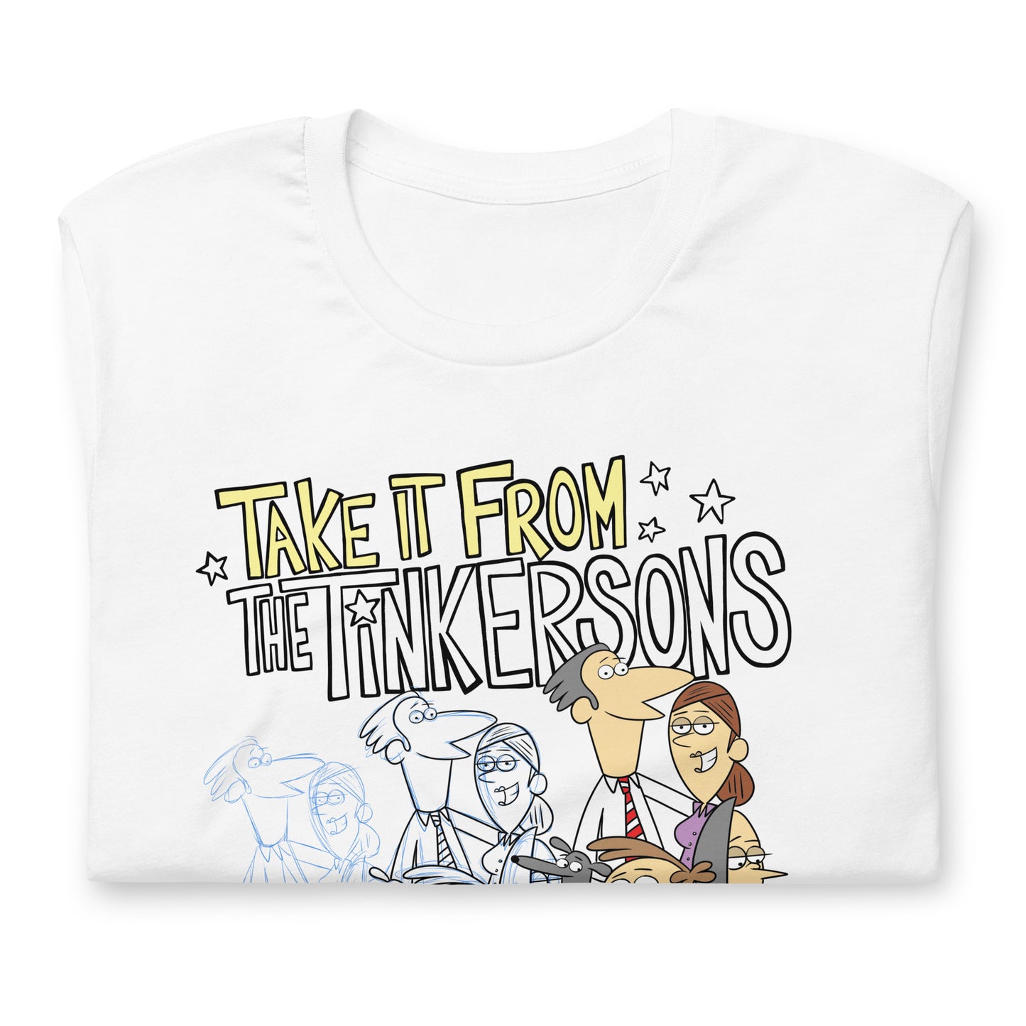 TAKE IT FROM THE TINKERSONS Unisex Sketch Tee